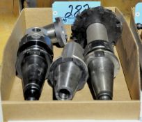 Lot-(4) Various 50-Taper Tool Holders in (1) Box