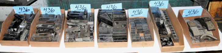Lot-Various Hold Down Tooling and Setup in (7) Boxes Under (1) Bench