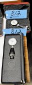 Brencor Dial Chamfer Chek Gauge and (1) Starrett No. 683 Dial Chamfer Gauge with Cases
