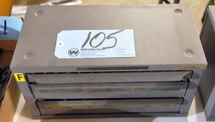 Huot 3-Drawer Metric Drill Index Cabinet with Drills