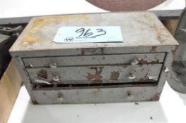 Huot 3-Drawer Drill Index Cabinet with Drills