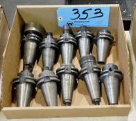 Lot-(10) CAT40 Taper Tool Holders in (1) Box
