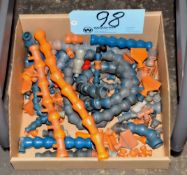 Lot-Flex Coolant Components in (1) Box on Floor Under (1) Table