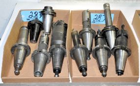 Lot-(10) CAT50 Taper Tool Holders in (2) Boxes