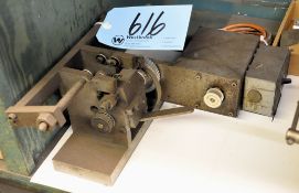 Lot-(1) Fixture and Machine Attachments in (1) Box Under (1) Bench