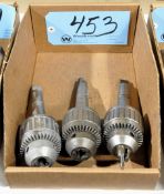 Lot-(3) Jacobs No. 14N Drill Chucks in (1) Box