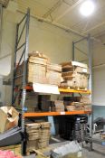 Lot-(6) Various Section of 16' Pallet Racking
