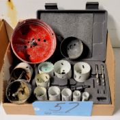 Lot-Various Hole Saws in (1) Box
