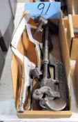 Lot-(2) Various Pairs of Vise Grip Pliers and (2) Pipe Cutter Tools in (1) Box