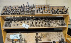 Lot-Various Collets, (2) Benches and (1) Vise