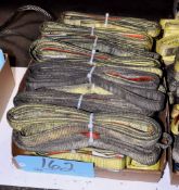Lot-Cloth Slings in (1) Box on Floor Under (1) Table