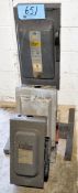 Lot-(3) Various Enclosed Safety Switch Boxes