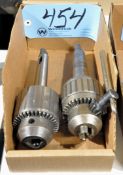 Lot-(2) Jacobs No 18 Drill Chucks in (1) Box