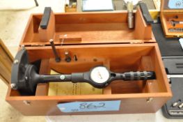 Starrett No. 84-111-7 Dial Bore Gage with Case