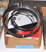 Lot-Band Saw Blades in (1) Box on Floor Under (1) Table