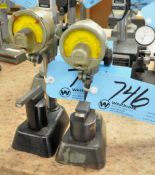 Lot-(2) CEJ Mikrokator Dial Force Indicators with Bases
