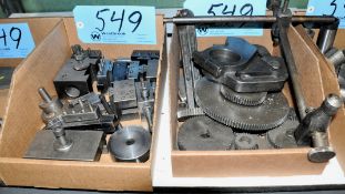 Lot-Change Gears, Holders, etc. in (3) Boxes