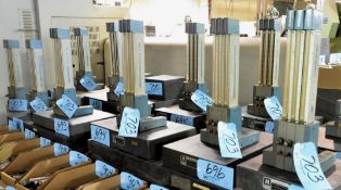 Lot-(6) Sheffield Column Air Gauges