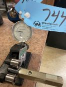 Tri-Roll Thread Comparator with No Name Dial Force Indicator Gauge