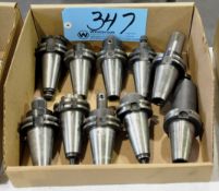 Lot-(10) CAT40 Taper Tool Holders in (1) Box