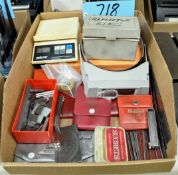 Lot-Gauge Wires, Magnifying Visor, Reflector Glass, Pelouze Scale, Steel Rules, Etc.