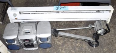 Lot-Radio, Heater and Work Light
