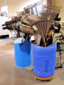 Lot-Cleanup Tools and (1) Shop-Vac (No Motor)