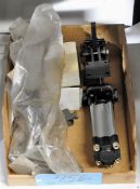 Lot-(2) Cylinders and Parts in (1) Box Under (1) Bench
