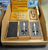 Lot-Various Inside Bore Micrometers in (1) Box