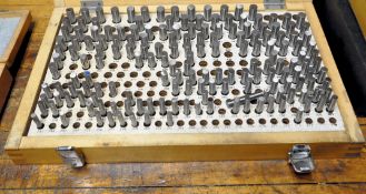No Name .251 - .500 Pin Gage Set
