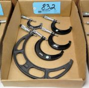 Lot-(5) Various Outside Micrometers in (1) Box