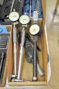 Lot-(2) Mitutoyo 2923-10 and (1) Standard Dial Bore Gages with (1) Mitutoyo Digital Bore Gage