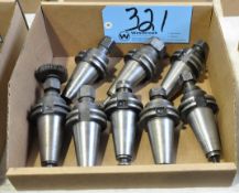 Lot-(8) CAT40 Taper Collet Type Tool Holders in (1) Box