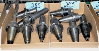Lot-(10) CAT50 Taper Tool Holders in (2) Boxes