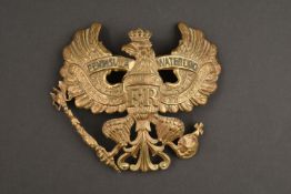 Hannover Füsilier Regiment Nr 73 Pickelhaube Emblem