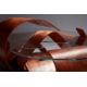 Alexander King studios, Bubinga laminate and glass 'wood shavings table' 180 x 102 x 40 cm Condition - Image 4 of 8