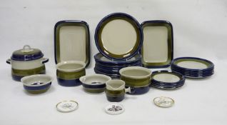 Rorstrand (Sweden) 'Elisabeth' pattern ovenproof pottery part dinner service, printed black marks,