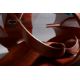 Alexander King studios, Bubinga laminate and glass 'wood shavings table' 180 x 102 x 40 cm Condition - Image 3 of 8