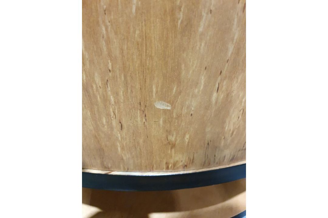 In the manner of Ray Hille, circa 1930, Art Deco cocktail cabinet of circular form, veneered in - Image 10 of 14