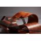 Alexander King studios, Bubinga laminate and glass 'wood shavings table' 180 x 102 x 40 cm Condition - Image 5 of 8