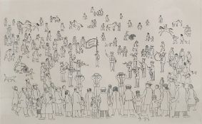 After Vincent Haddelsey (1934-2010)  Etching  