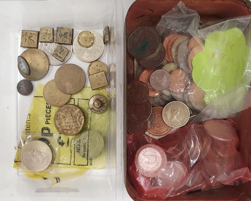 Quantity of sundry coins, six cigarette cards and other collectables - Image 2 of 2