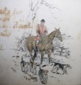 H F Lucas-Lucas (1848-1943) Pair of watercolours Labelled to reverse 