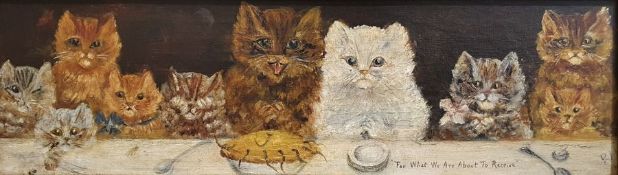 British school 20th century (after Louis Wain) Oil on canvas 