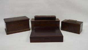 Collection of assorted 19th century and later boxes (5)