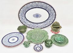 Royal Worcester 'Royal Lily' pattern part dinner service comprising a large oval serving dish,