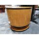 In the manner of Ray Hille, circa 1930, Art Deco cocktail cabinet of circular form, veneered in - Image 4 of 14