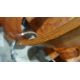 Alexander King studios, Bubinga laminate and glass 'wood shavings table' 180 x 102 x 40 cm Condition - Image 6 of 8