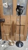 Two modern floor lamps (2)