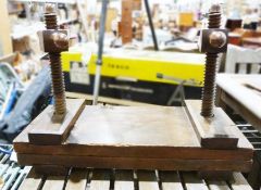 Wooden printing press